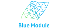 logo blue module